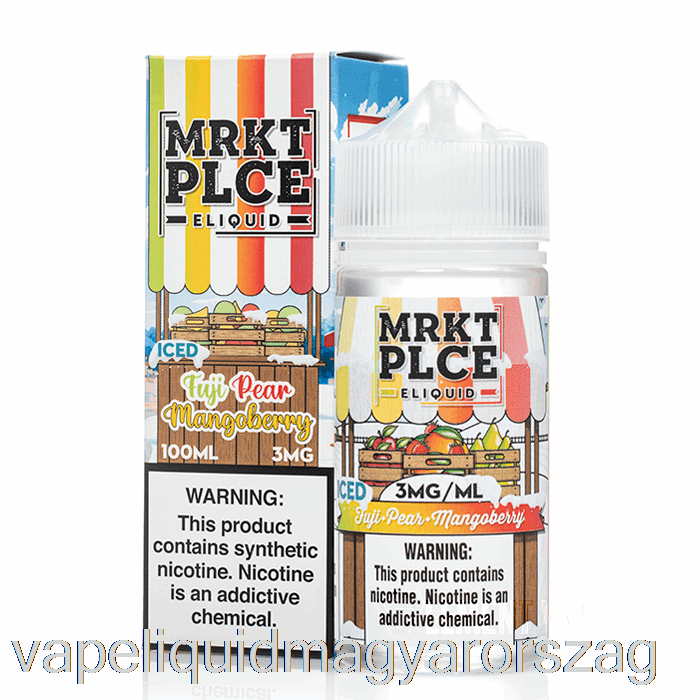 Jég Fuji Körte Mangóbogyó - Mrkt Plce - 100 Ml 0 Mg Vape Toll